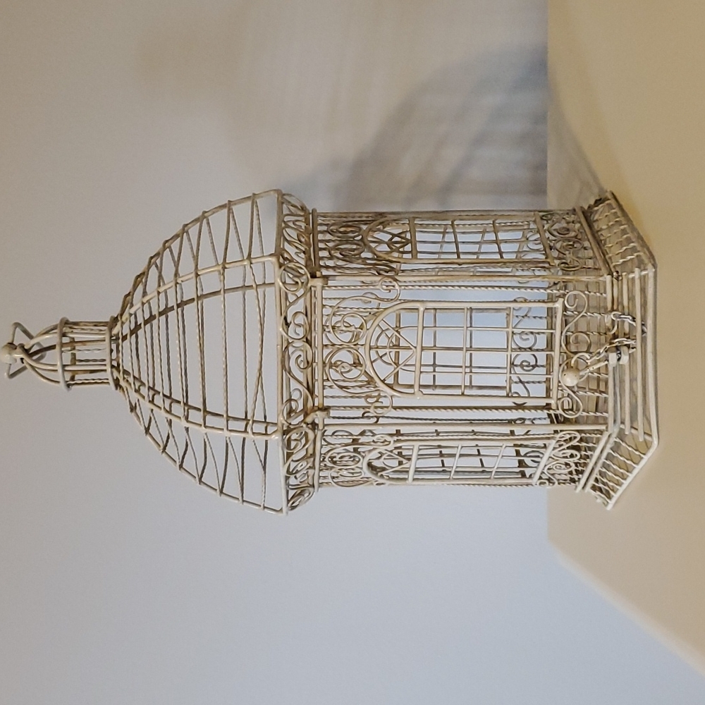 Adorable Decorative Wire Cage.